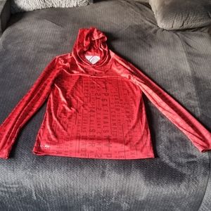 Boys Nike Dry-Fit long sleeve hooded shirt